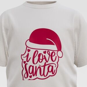 Kids tee shirt holiday Christmas tee Christmas gift